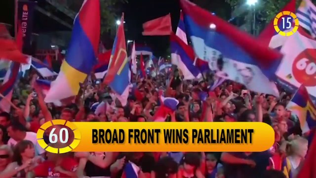 In 60 Seconds: Vazquez, received 80% of the votes in Uruguay