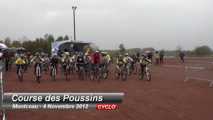Cyclocross Montceau - poussin - 4 novembre 2012