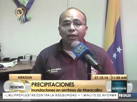 Fuertes lluvias dejan sectores inundados en Maracaibo