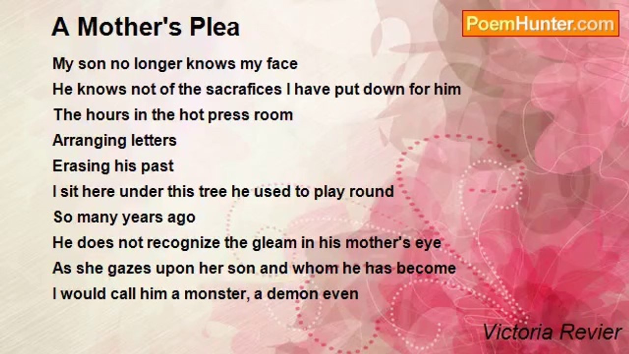 Victoria Revier - A Mother's Plea