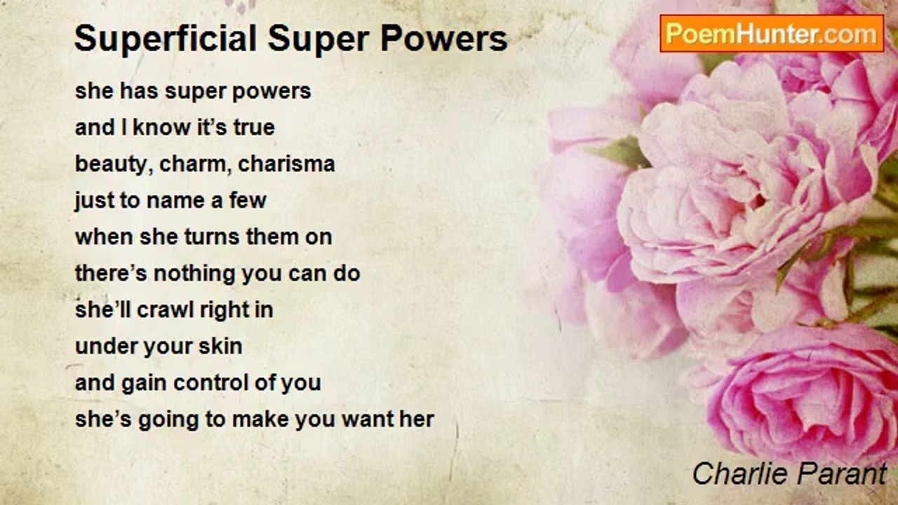 Charlie Parant - Superficial Super Powers