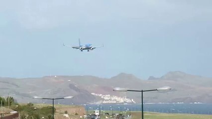 Yolcu uçağının inişte yaşadığı zor anlar.