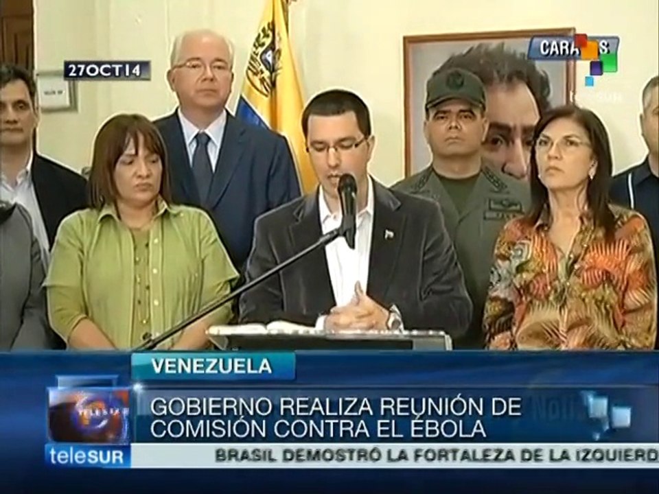Implementa gobierno de Venezuela plan nacional contra el ébola
