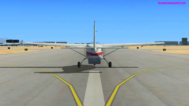 FSX Testing - Cessna 208-B Grand Caravan Take off From LAX - XB360 Controller