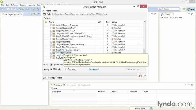 3.Connecting and testing an Android device