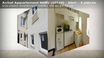 A vendre - appartement - MERU (60110) - 2 pièces - 20m²