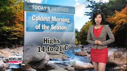 Sunny and bright with temperatures on the cool side