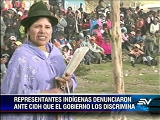 La CIDH alerta de aparente "crisis de derechos de los indígenas" en Ecuador