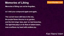 Kazi Nazrul Islam - Memories of Liking