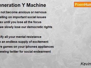 Kevin Patrick - Generation Y Machine