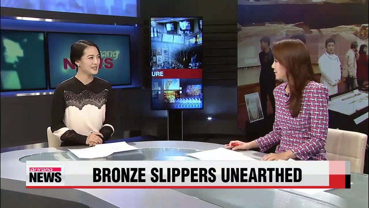 Baekje-era gilt bronze shoes unearthed in Naju