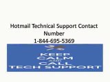 1-844-695-5369 Hotmail Customer Support Contact Number