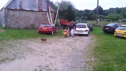 [+18 ~ Sexy Funny Girl]First Drive On pocket bike fail - Fails World