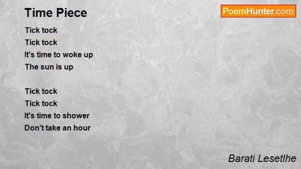 Barati Lesetlhe - Time Piece