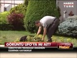 Security cameras recorded the reaction of dogs to UFO ! Turkey techno park TV news ( NEW )