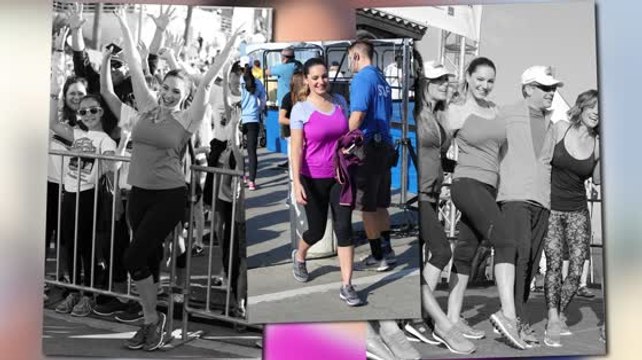 Kelly Brook llega a Manhattan Beach por Skechers