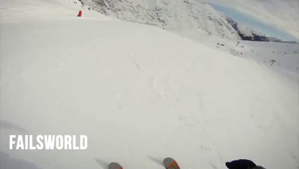 [+18 ~ Sexy Funny Girl]Skiier Hard Crash __ Failsworld