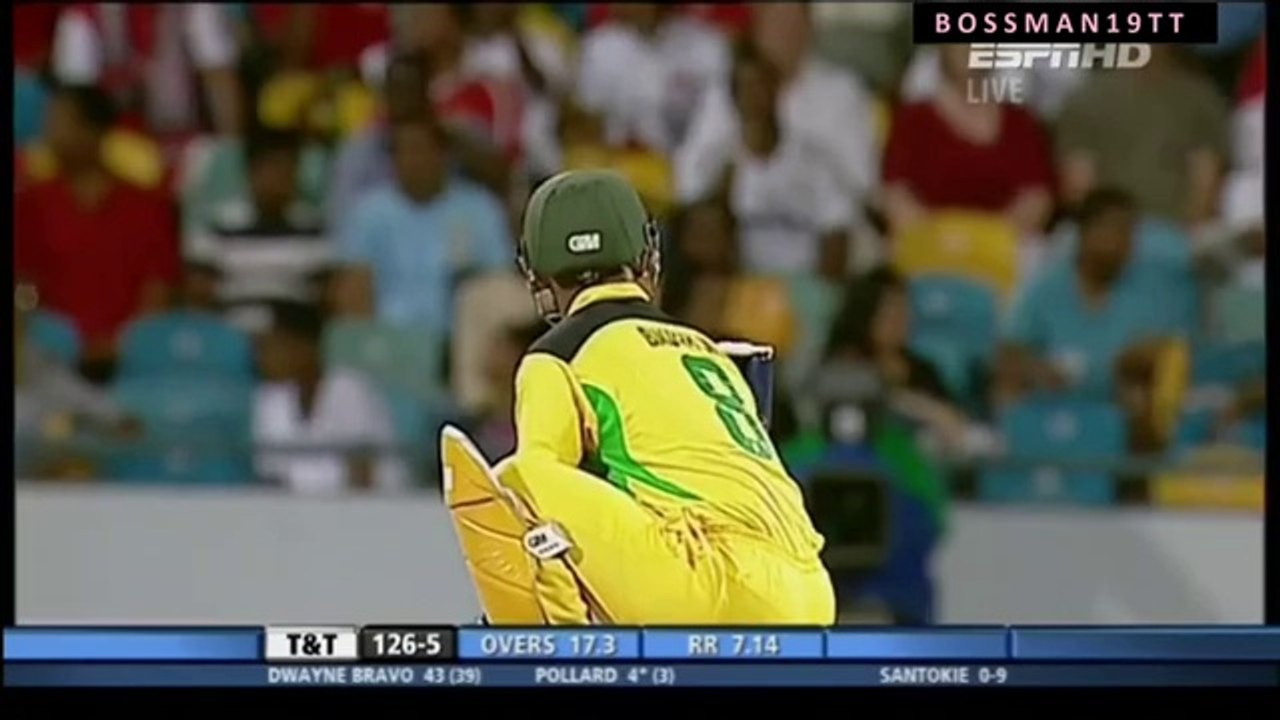 Kieron Pollard  BOOM BLAZIN  39   39  off 13 balls vs  Jamaica   Caribbean T20 Final 2012