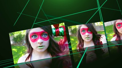 Teenage Mutant Ninja Turtles Raphael Halloween Makeup Tutorial