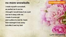 Lynn samantha - no more snowballs