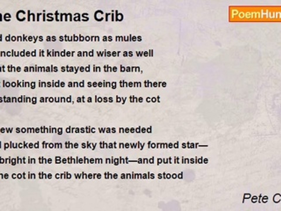 Pete Crowther - The Christmas Crib