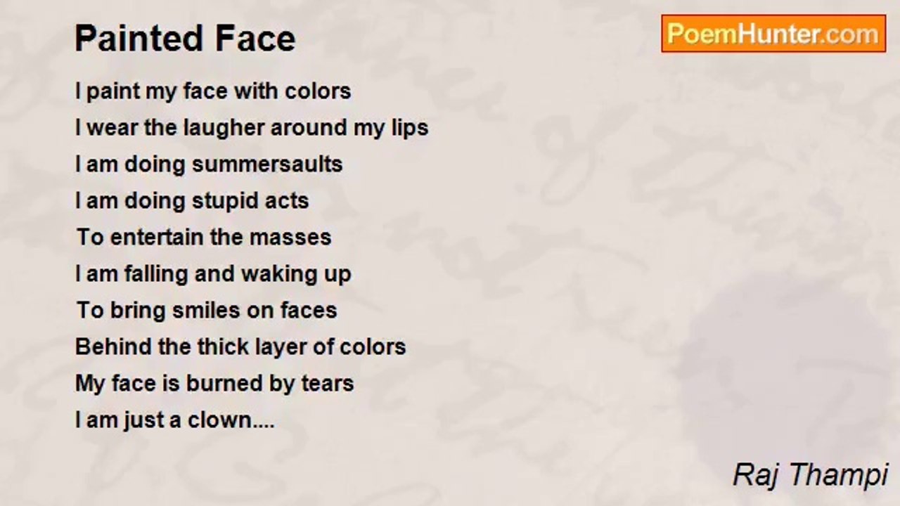 Raj Thampi - Painted Face