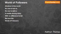 Kathryn Thomas - World of Followers