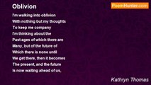 Kathryn Thomas - Oblivion