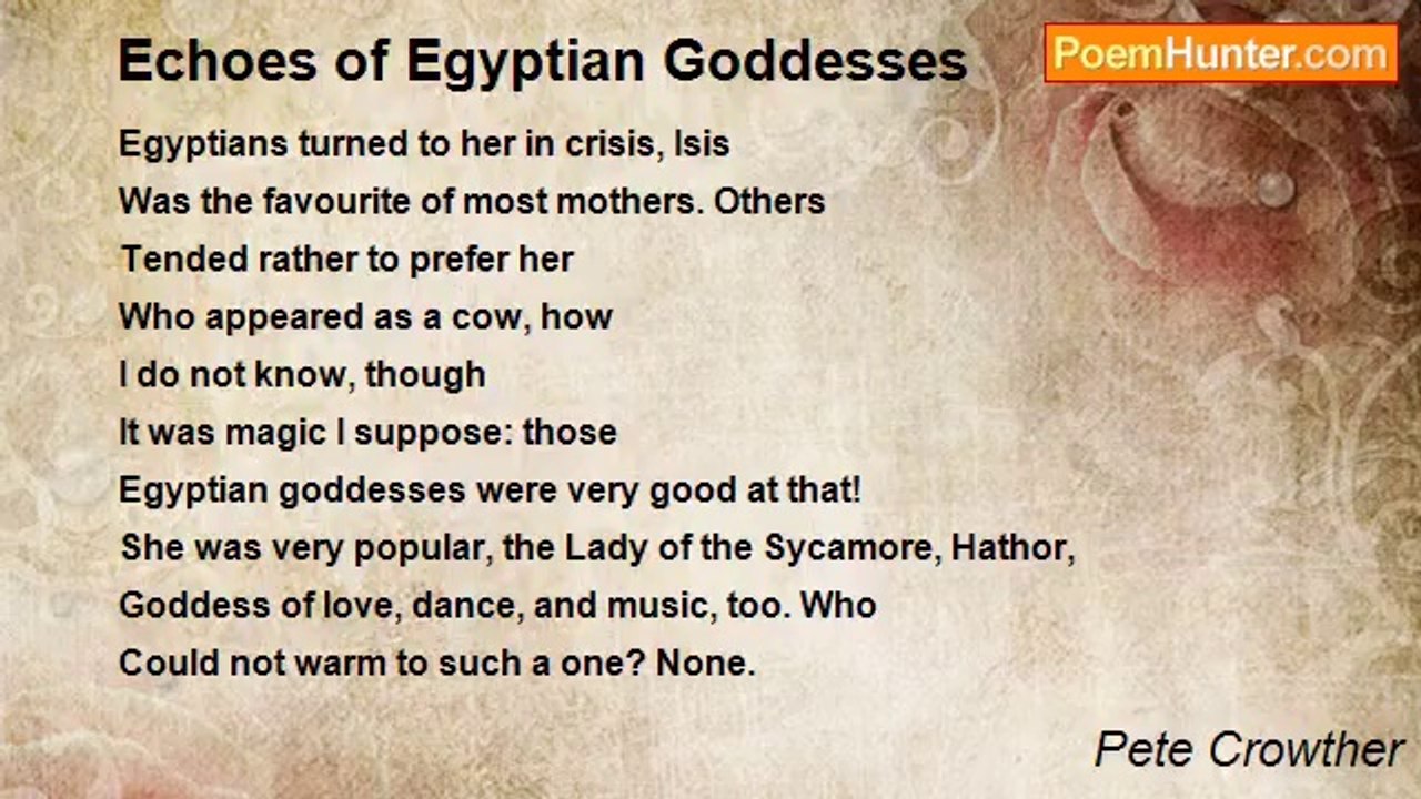 Pete Crowther - Echoes of Egyptian Goddesses