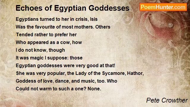 Pete Crowther - Echoes of Egyptian Goddesses