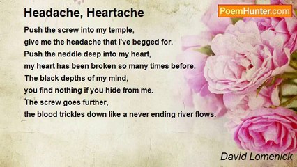 David Lomenick - Headache, Heartache
