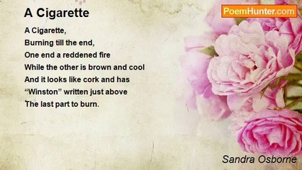 Sandra Osborne - A Cigarette