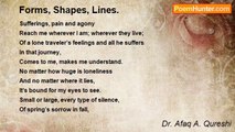 Dr. Afaq A. Qureshi - Forms, Shapes, Lines.