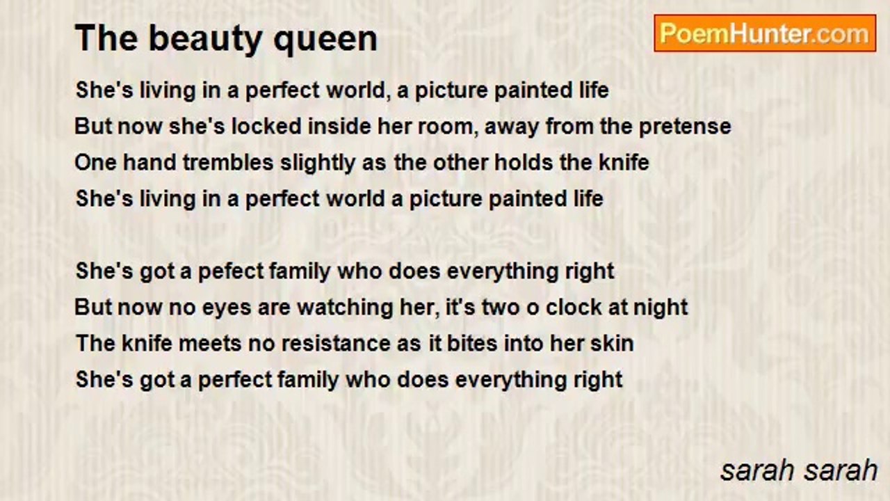 sarah sarah - The beauty queen