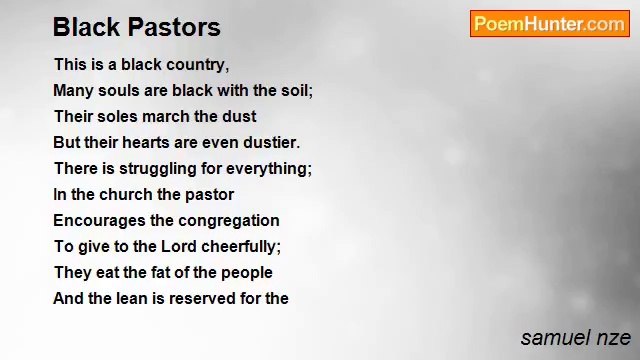 samuel nze - Black Pastors