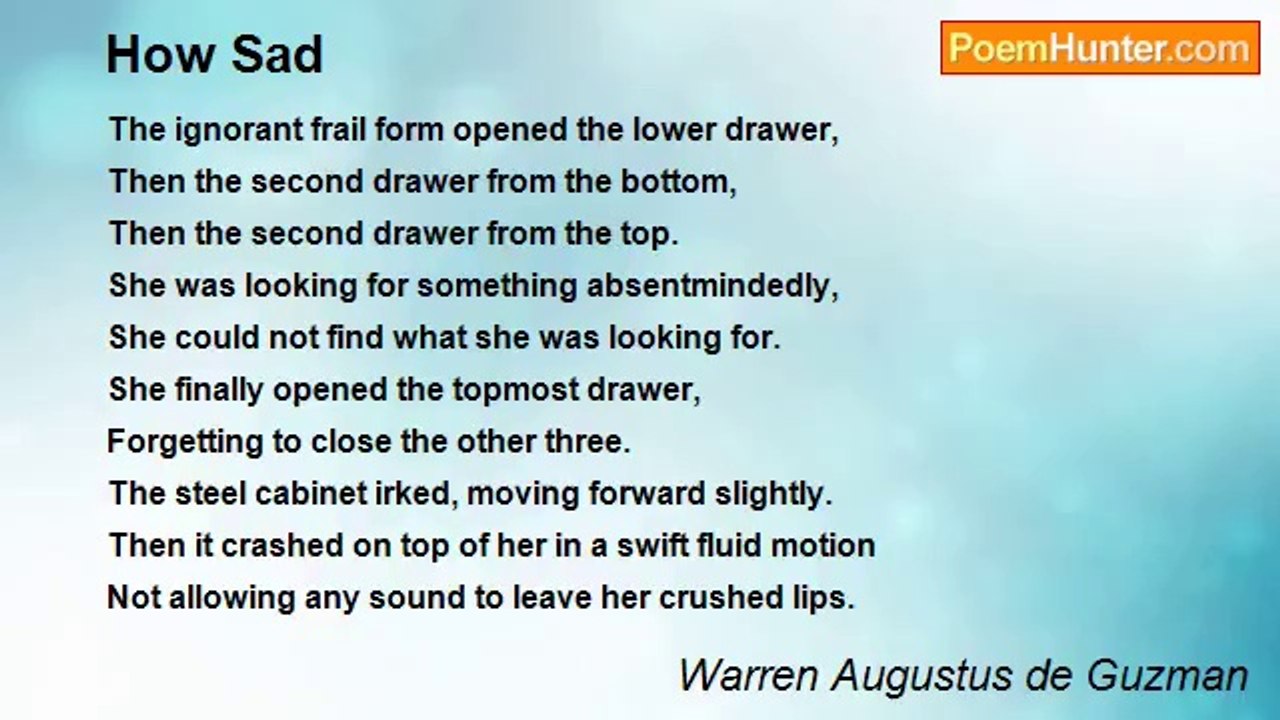 Warren Augustus de Guzman - How Sad