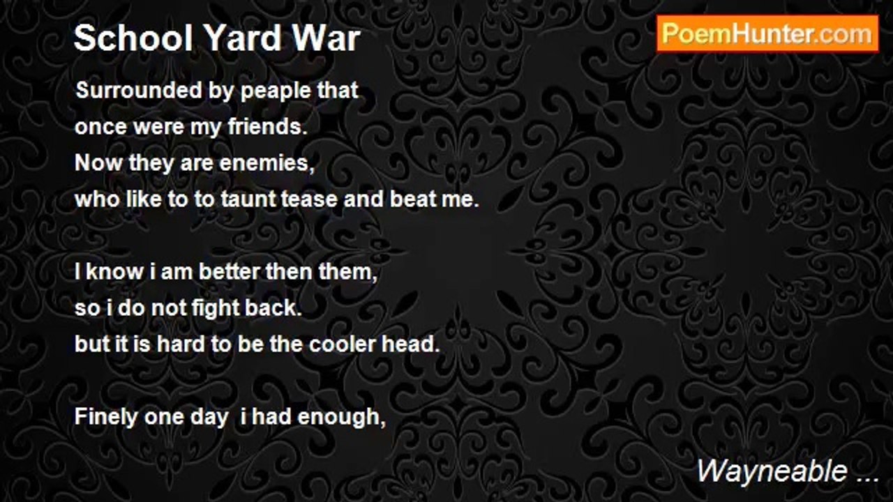 Wayneable ... - School Yard War