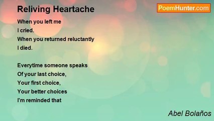 Abel Bolaños - Reliving Heartache
