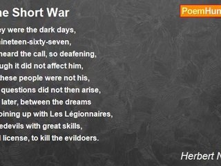 Herbert Nehrlich - The Short War