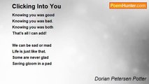 Dorian Petersen Potter - Clicking Into You