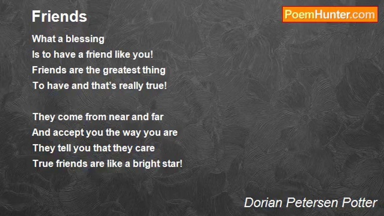 Dorian Petersen Potter - Friends