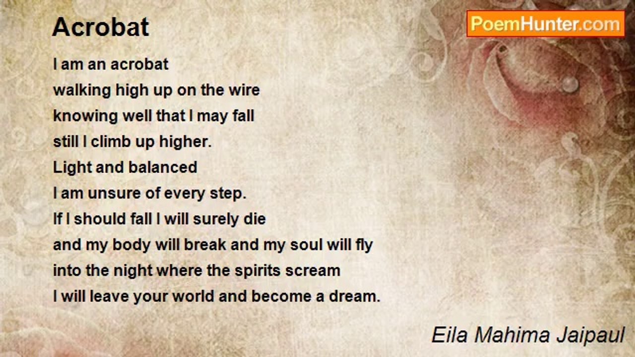 Eila Mahima Jaipaul - Acrobat