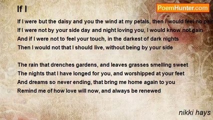 nikki hays - If I