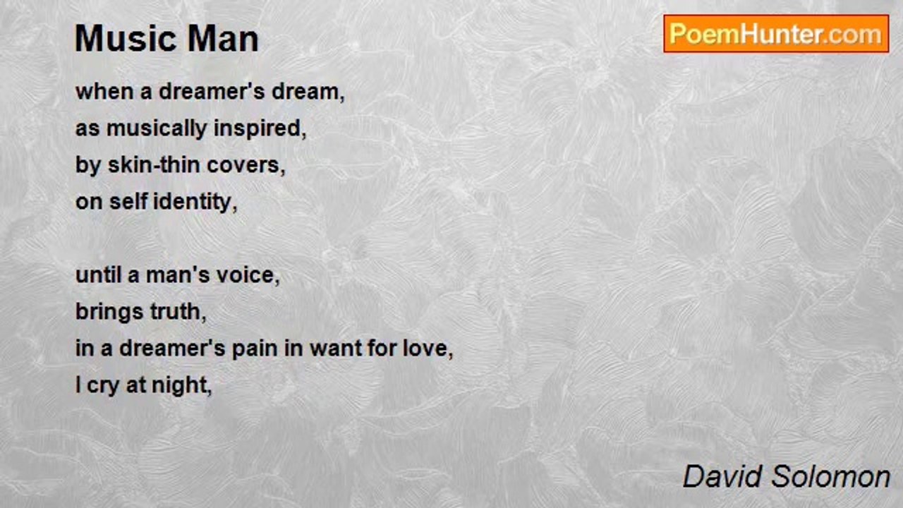 David Solomon - Music Man