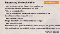 michelle soares - Embracing the fool within