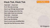 Gil Gregorio - Clock Tick, Clock Tick