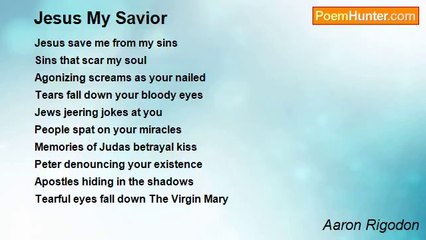 Aaron Rigodon - Jesus My Savior