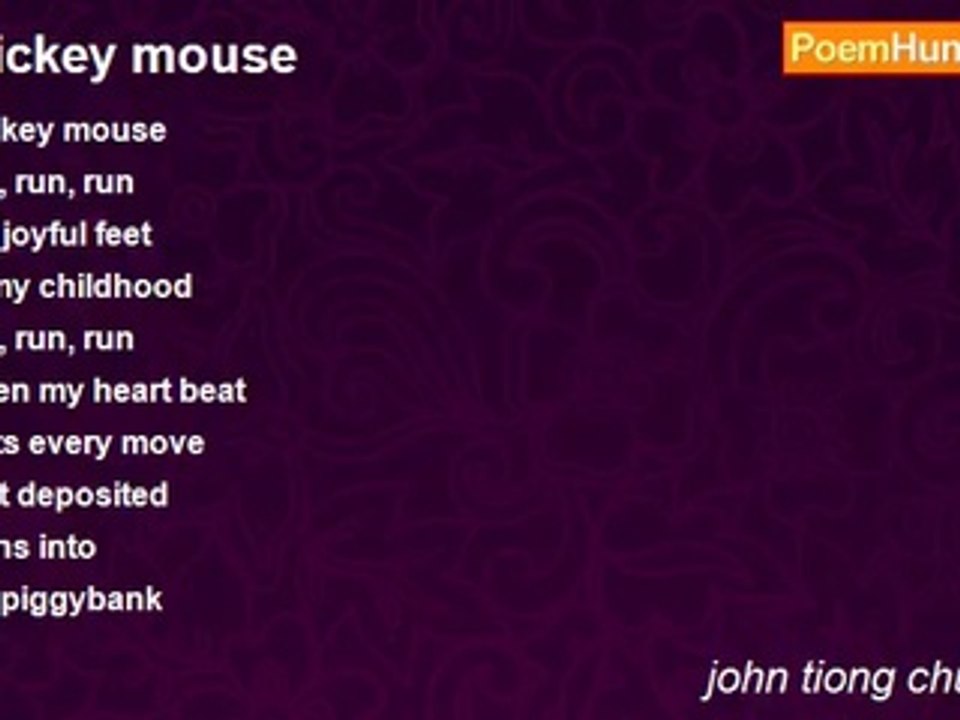 john tiong chunghoo - mickey mouse