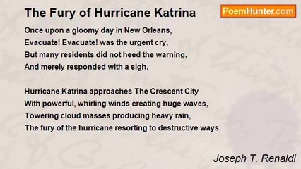 Joseph T. Renaldi - The Fury of Hurricane Katrina