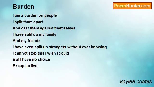 kaylee coates - Burden